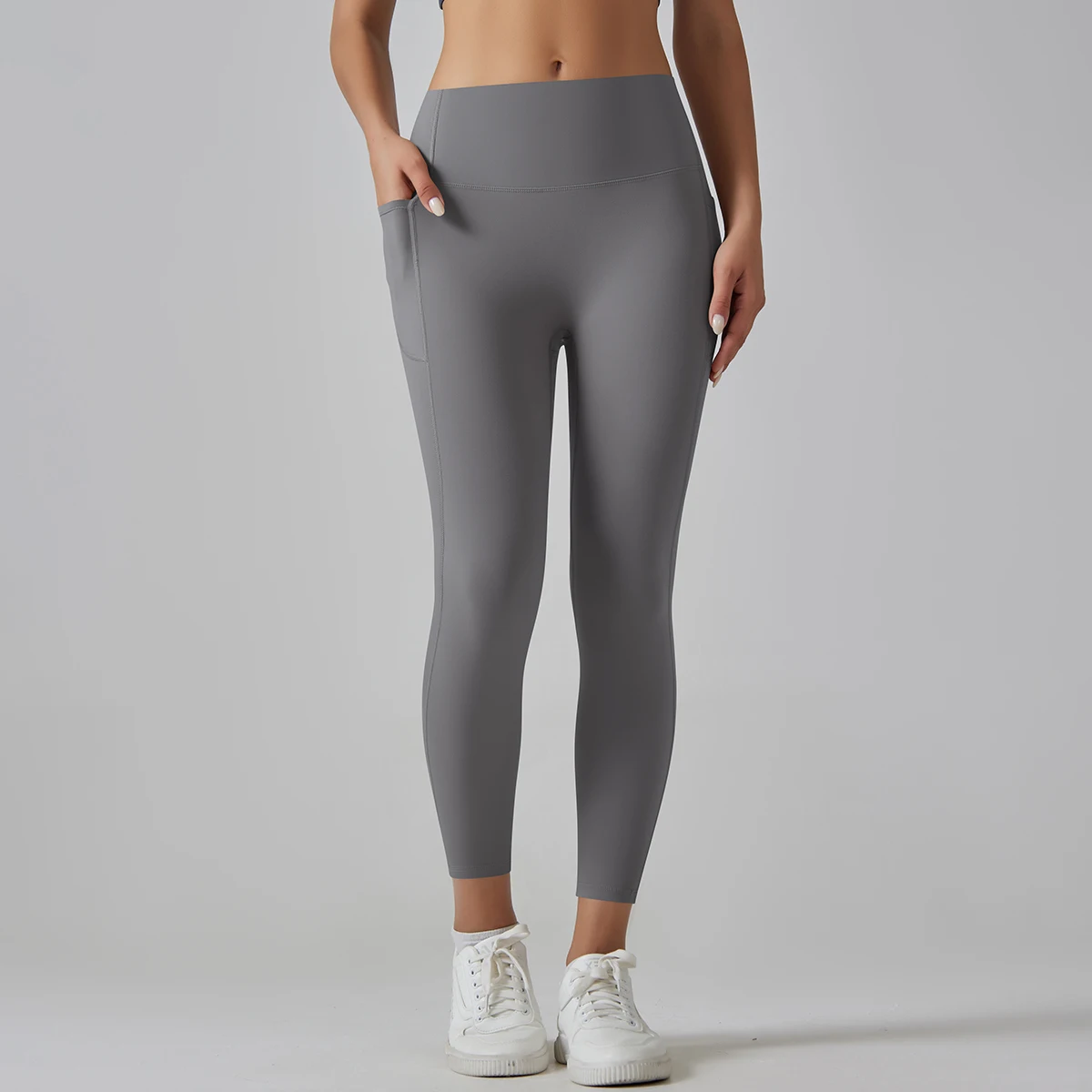 Women Leggings With Pockets Yoga Pants Gym Leggings Sport Women Fitness High Waist Female Legging Tummy Control Running Training