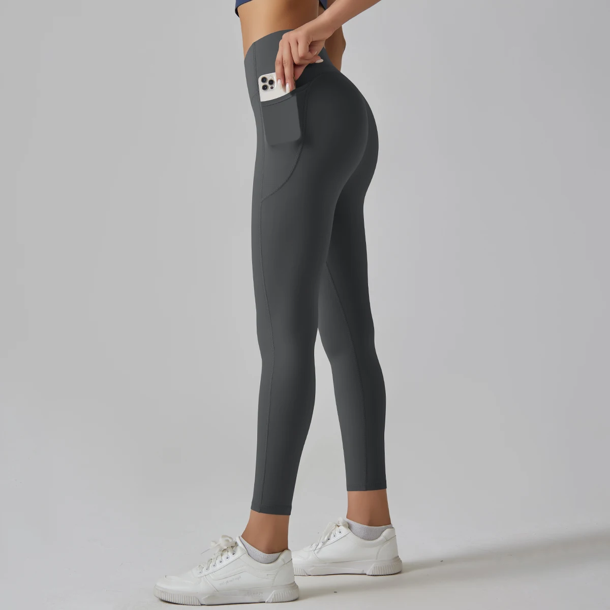 Women Leggings With Pockets Yoga Pants Gym Leggings Sport Women Fitness High Waist Female Legging Tummy Control Running Training
