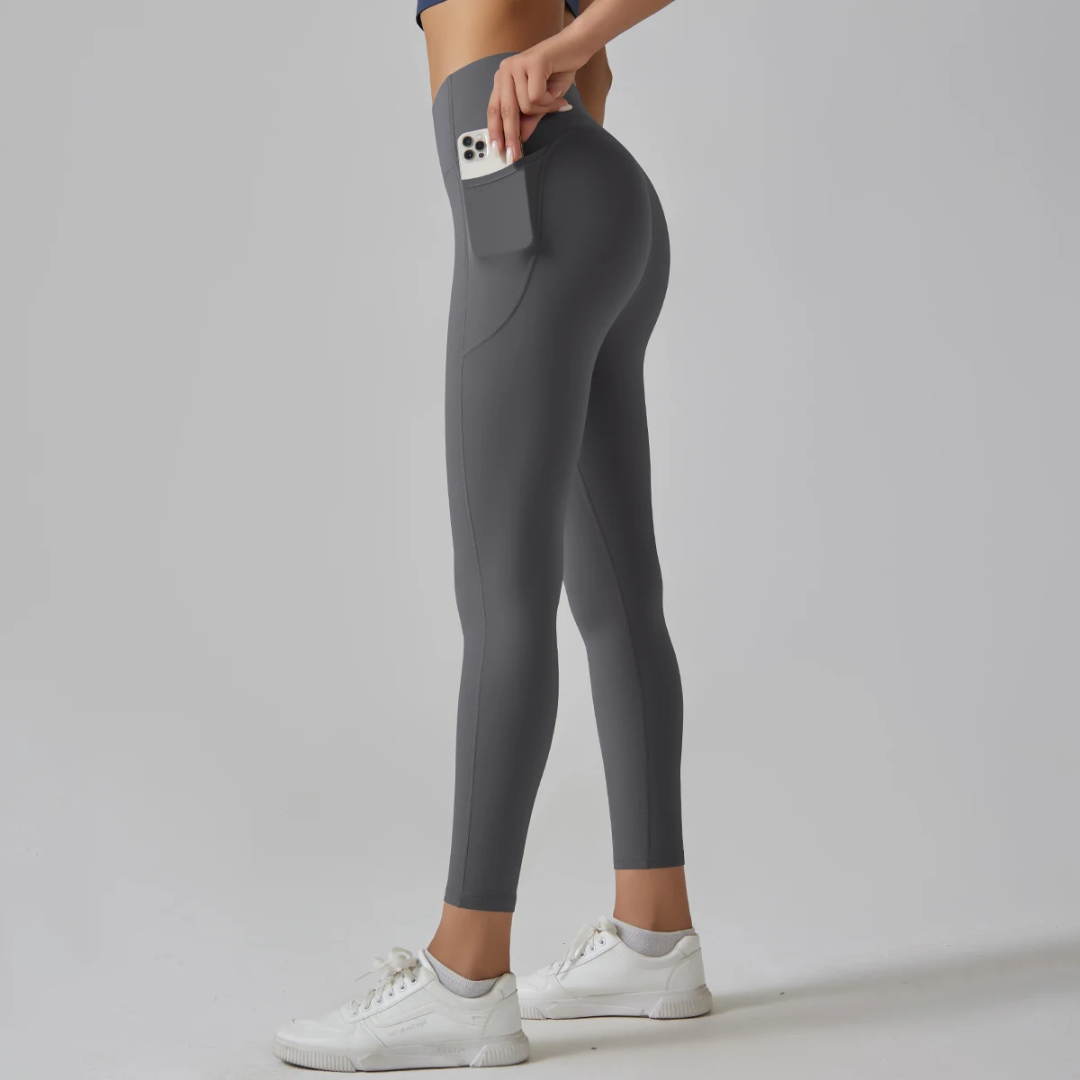 Women Leggings With Pockets Yoga Pants Gym Leggings Sport Women Fitness High Waist Female Legging Tummy Control Running Training