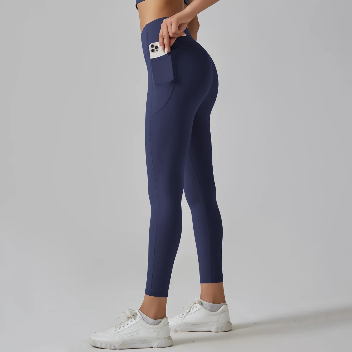 Women Leggings With Pockets Yoga Pants Gym Leggings Sport Women Fitness High Waist Female Legging Tummy Control Running Training