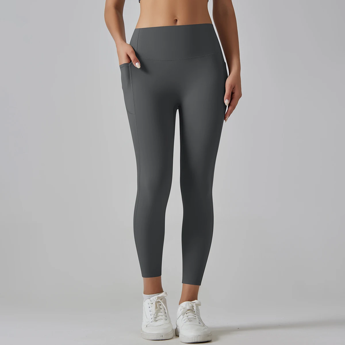 Women Leggings With Pockets Yoga Pants Gym Leggings Sport Women Fitness High Waist Female Legging Tummy Control Running Training