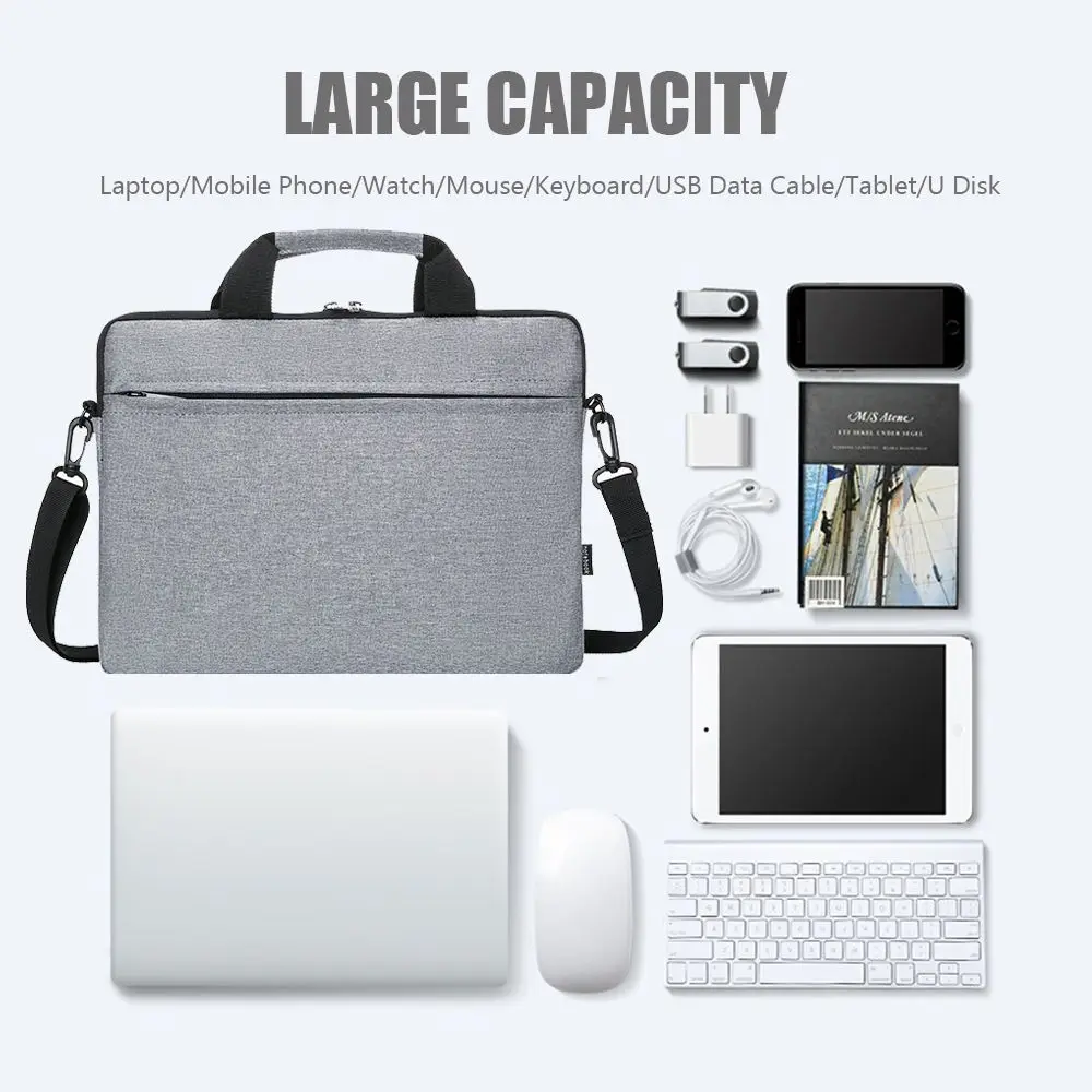 13.3 14 15.6 inch Ultra Thin Laptop Handbag Sleeve Case Notebook Cover Pouch Shoulder Bag For Lenovo HP Dell Asus Samsung