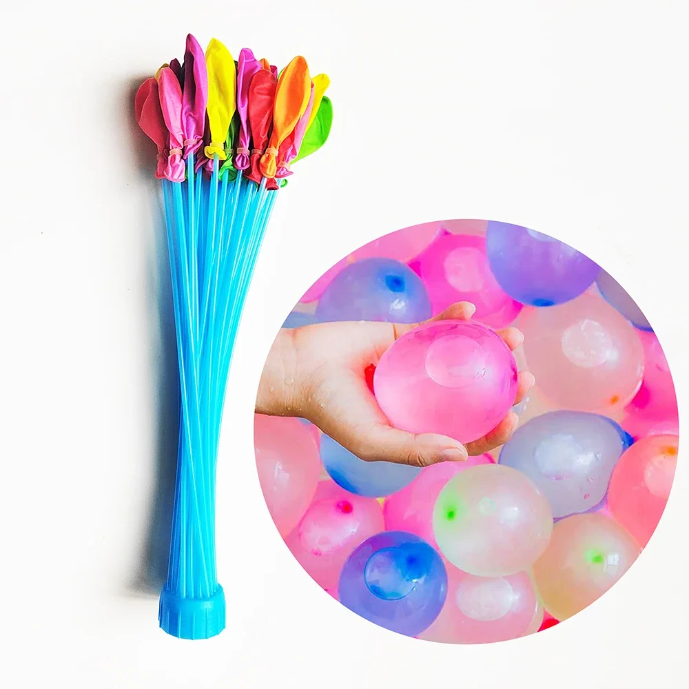 555/1111pcs Fast Water Filling Balloon Summer Entertainment Children's Beach Toys Water Projectile Festivals Party Water Balloon