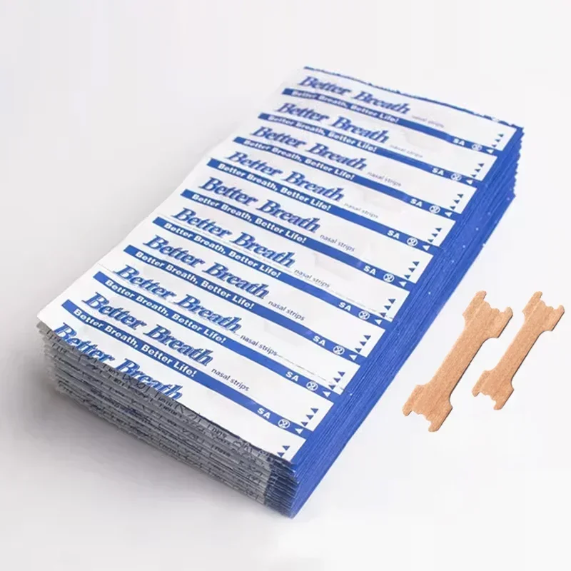 100/200/300pcs Breath Nasal Strips Right Way Stop Snoring Anti Snore Nose Strip Easier Better Breathing Good Sleeping Patches