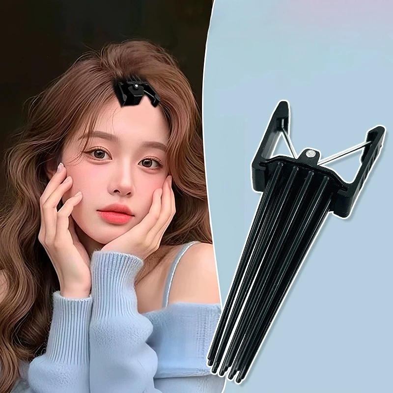 2pcs Simple Fluffy Hairpin Curling Root High Natural Fluffy Hair Clip Women Hair Curler Hair Curler Styling Fluffiness Tool Comb