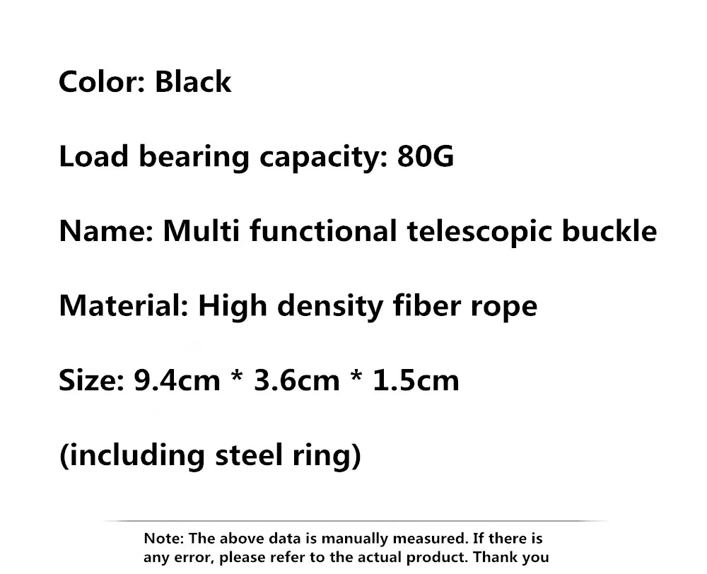 Outdoor Double Headed Clip Buckle, Work Permit Hanging Buckle, Keychain, Fishing Buckle, Telescopic Buckle, Easy to Pull Buckle