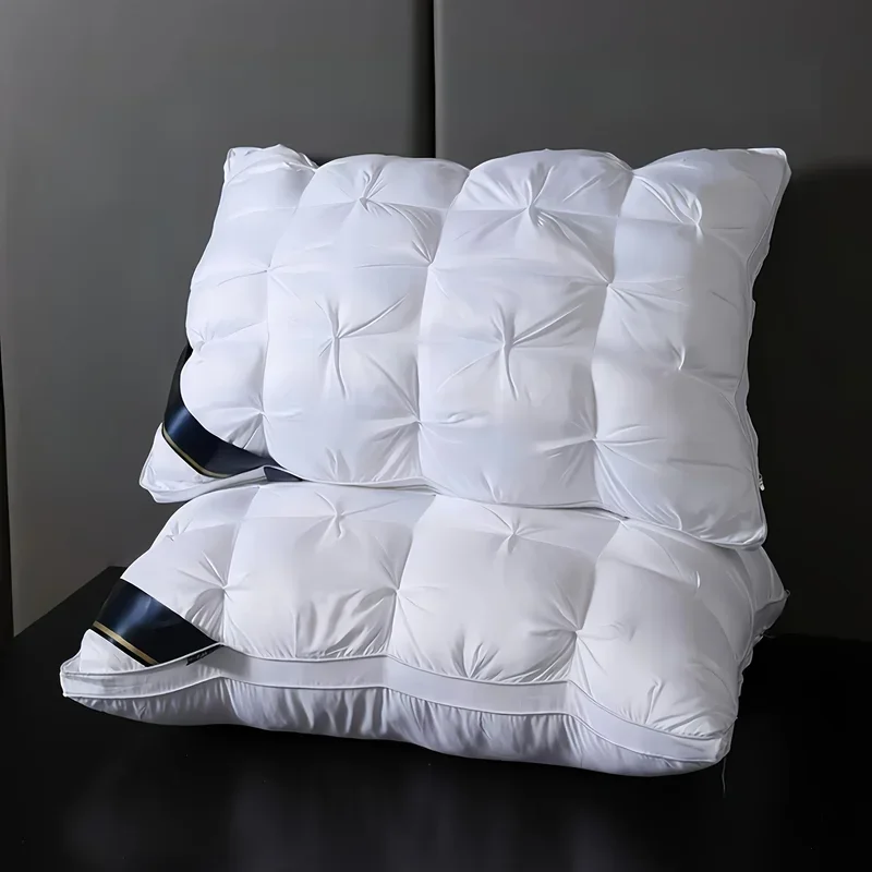 1pc 48x74cm Twisted Hotel Star Home Use Pillow Core - Soft Supportive Bed Pillows,Suitable For Dormitory Single Bed Pillow Cores
