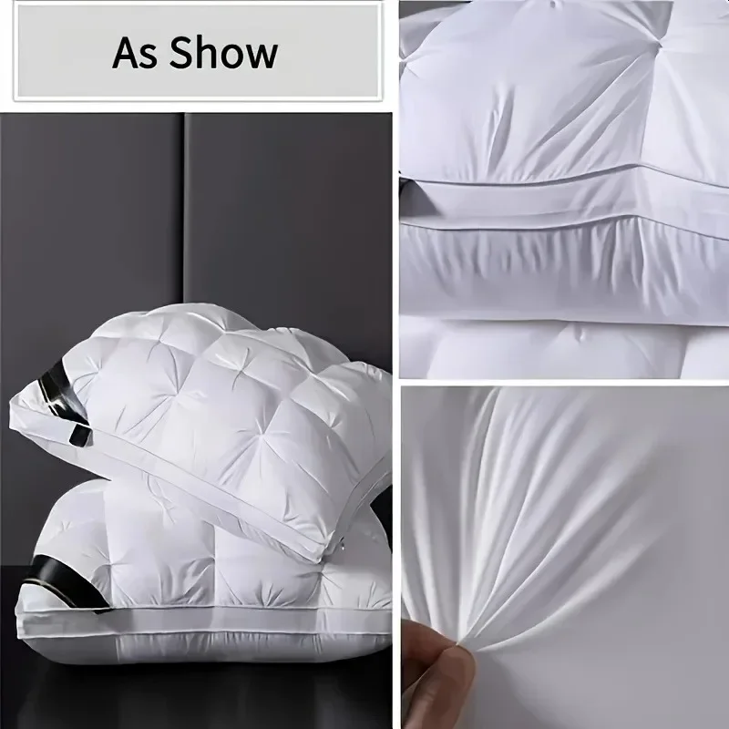 1pc 48x74cm Twisted Hotel Star Home Use Pillow Core - Soft Supportive Bed Pillows,Suitable For Dormitory Single Bed Pillow Cores