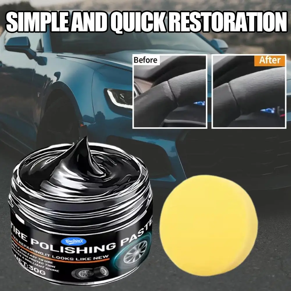 Car Interior Scratch Repair Cream Interior & Exterior Plastic Polishing Wax Black Interior And Dashboard Plastic Surface Repair