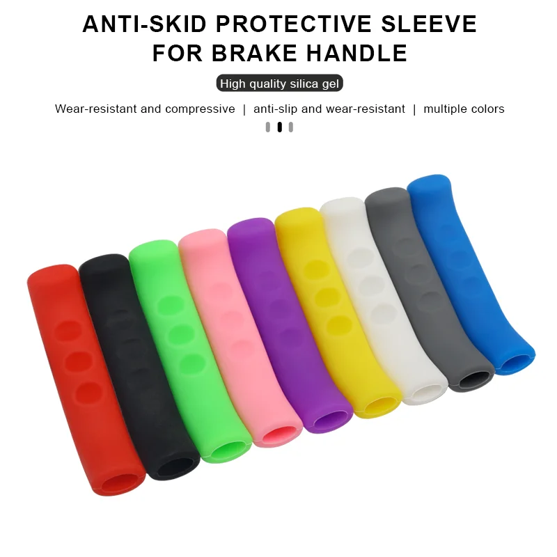 2Pcs Bicycle Brake Handle Cover Silicone Gel Anti-Skid Durable MTB Mountain Bike Brake Handle Cover Sleeve Cycling Accessories