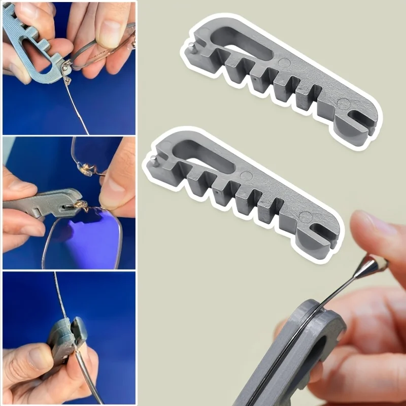 Eyeglass Repair Tool - Portable for home/Eye Care - Compatible for Glasses Repair, temple Bending, Nose Pad Adjustment