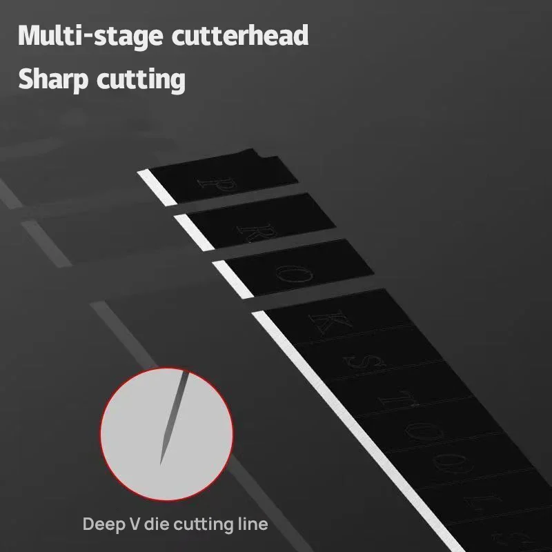 100/10PCS Carbon Steel Replace Utility Knife Blade 100mm*18mm Black DIY Tool Carving Blades For Student Office Station