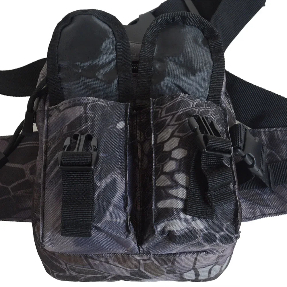 Outdoor Fanny Pack Waist Bag Pack Hip Bum EDC Bag with Adjustable Strap and Water Bottle Holder for Camping Hiking Hunting