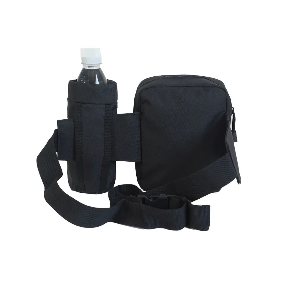 Outdoor Fanny Pack Waist Bag Pack Hip Bum EDC Bag with Adjustable Strap and Water Bottle Holder for Camping Hiking Hunting