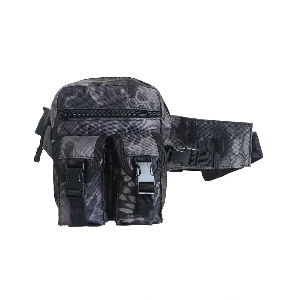 Outdoor Fanny Pack Waist Bag Pack Hip Bum EDC Bag with Adjustable Strap and Water Bottle Holder for Camping Hiking Hunting