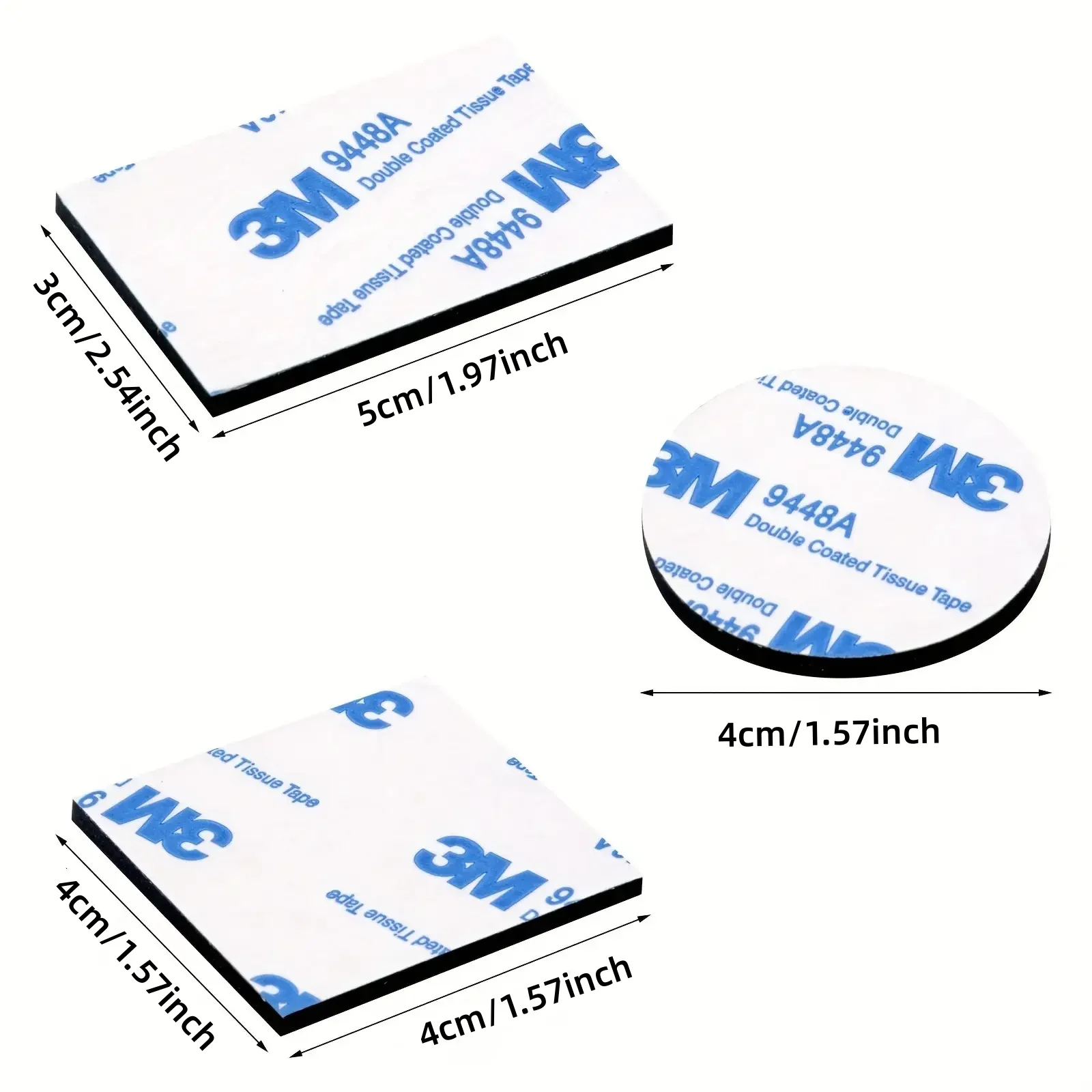 30pcs Double Sided Tape, Wall Tape Suitable For Home, Office, Car, Outdoor Use