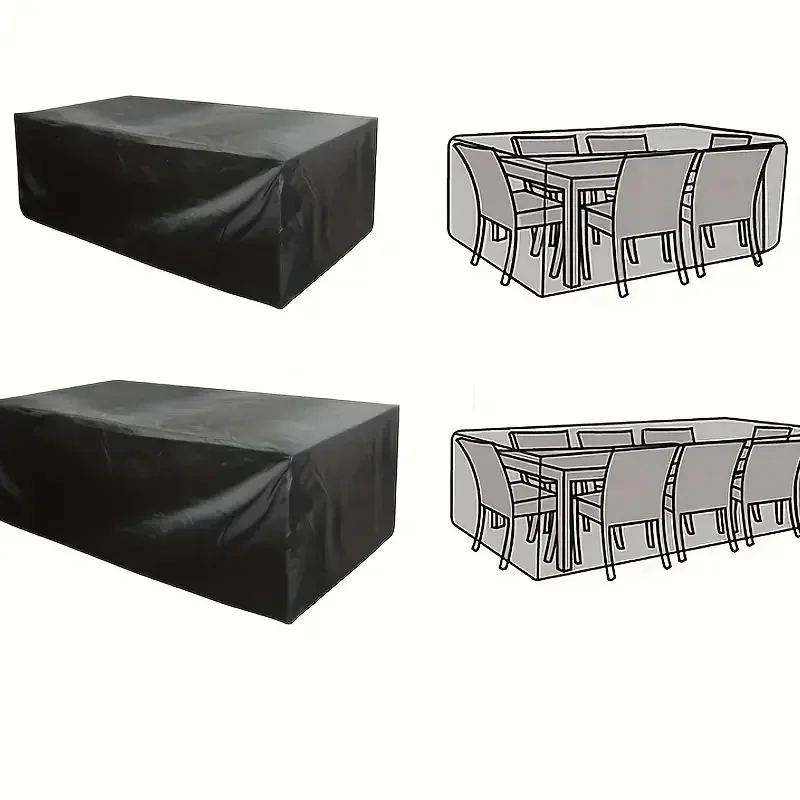218 Sizes of Patio Furniture Covers, Table and Chair Covers, Waterproof, Dustproof, UV-proof 210D Oxford Cloth Protective Cover