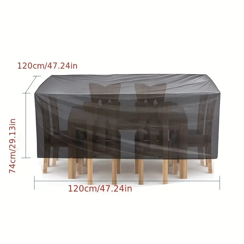 218 Sizes of Patio Furniture Covers, Table and Chair Covers, Waterproof, Dustproof, UV-proof 210D Oxford Cloth Protective Cover
