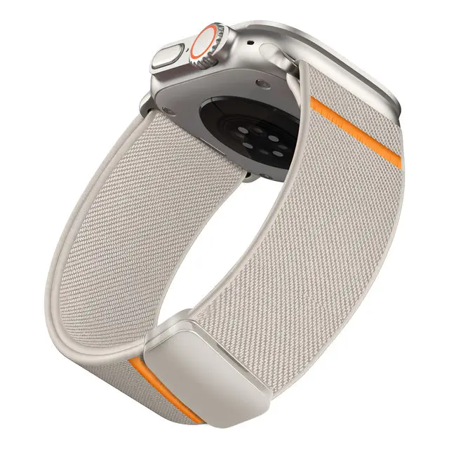 Magnetic Nylon Strap for Apple Watch Band Ultra 2 49mm 45mm 41mm Bracelet Iwatch Series 10 9 8 7 6 SE 5 4 3 38 46 42mm 44mm 40mm