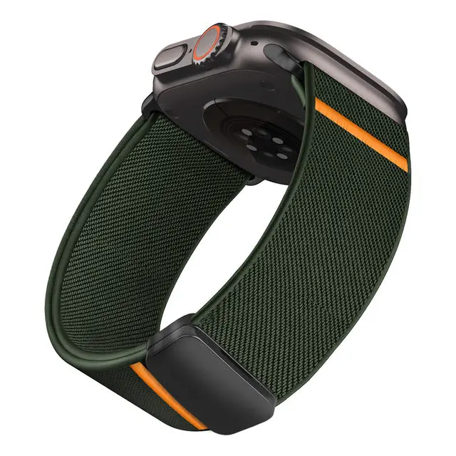 Magnetic Nylon Strap for Apple Watch Band Ultra 2 49mm 45mm 41mm Bracelet Iwatch Series 10 9 8 7 6 SE 5 4 3 38 46 42mm 44mm 40mm