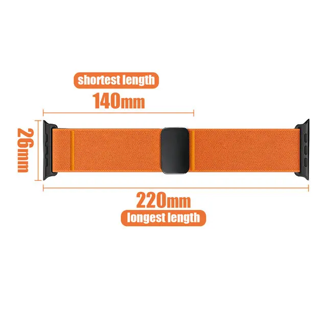 Magnetic Nylon Strap for Apple Watch Band Ultra 2 49mm 45mm 41mm Bracelet Iwatch Series 10 9 8 7 6 SE 5 4 3 38 46 42mm 44mm 40mm