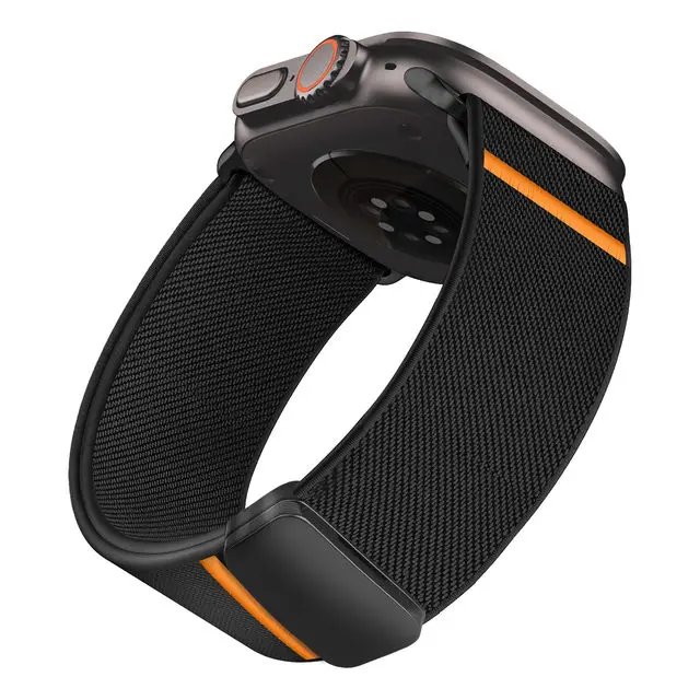 Magnetic Nylon Strap for Apple Watch Band Ultra 2 49mm 45mm 41mm Bracelet Iwatch Series 10 9 8 7 6 SE 5 4 3 38 46 42mm 44mm 40mm