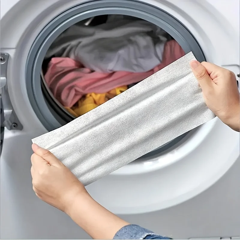 100 Anti-Fade Laundry Sheets - Dye Transfer Sheets for Washing Machine, Prevent Clothing from Staining and Leakage, Does Not Con