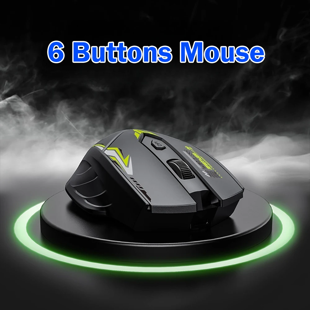 Bluetooth 5.4 Mouse Dual-Mode 2.4G Wireless Mouse 6 Buttons Gaming Mouse Office Silent Mice Rechargeable Mouse For PC Laptop