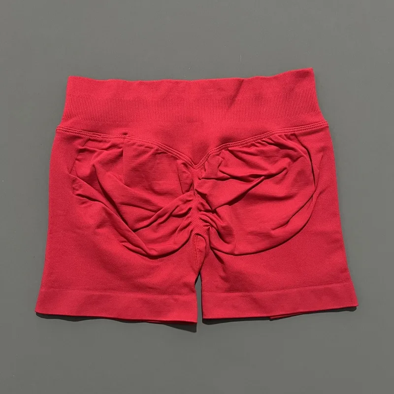 Women Gym Shorts Workout Scrunch Butt Seamless Leggings Seamless Yoga Leggings Bicycle Running Sportswear Fitness Sports Shorts
