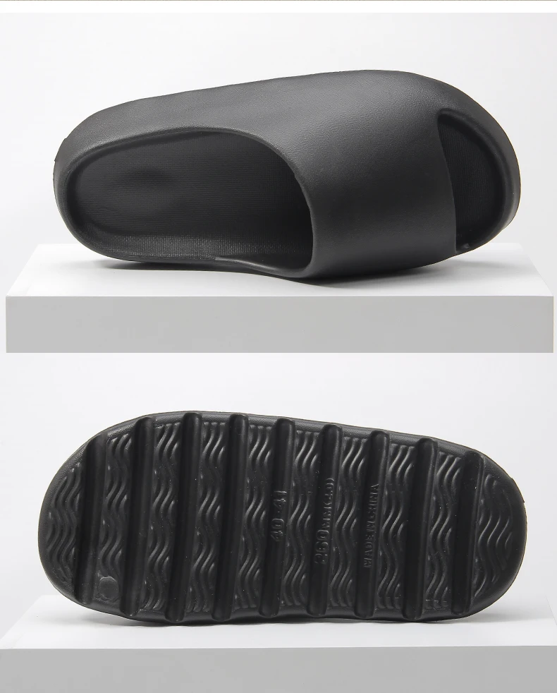 EVA Anti-Slip Men's Slippers Home Thick Bottom Slippers Comfortable Lightweight Indoor Outdoor House Slippers