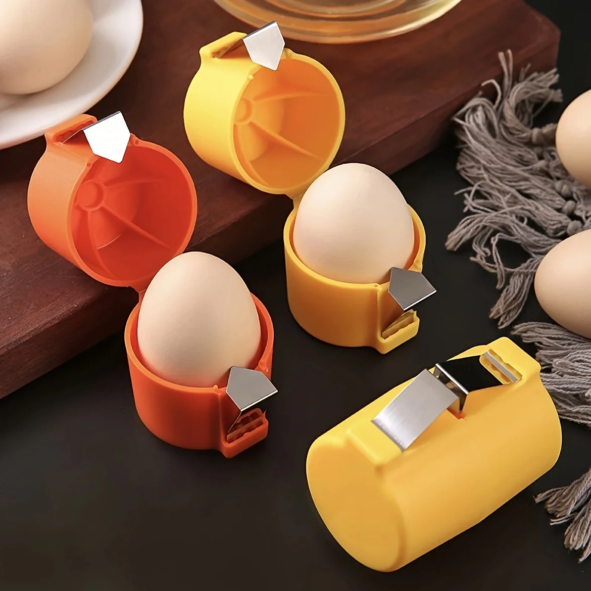 Portable Egg Opening Machine Quick Egg Beater Kitchen Egg Sheller