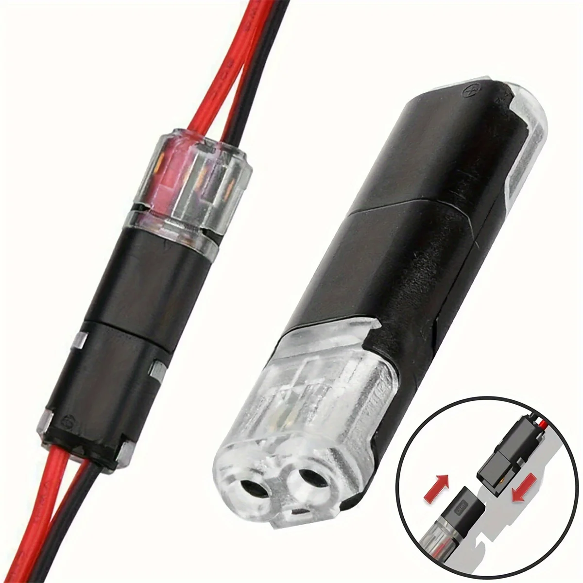 Electric Wire Connector No Strip Quick Dual Line Cable Interconnection Detachable Automotive Terminal Plug Universal Quality