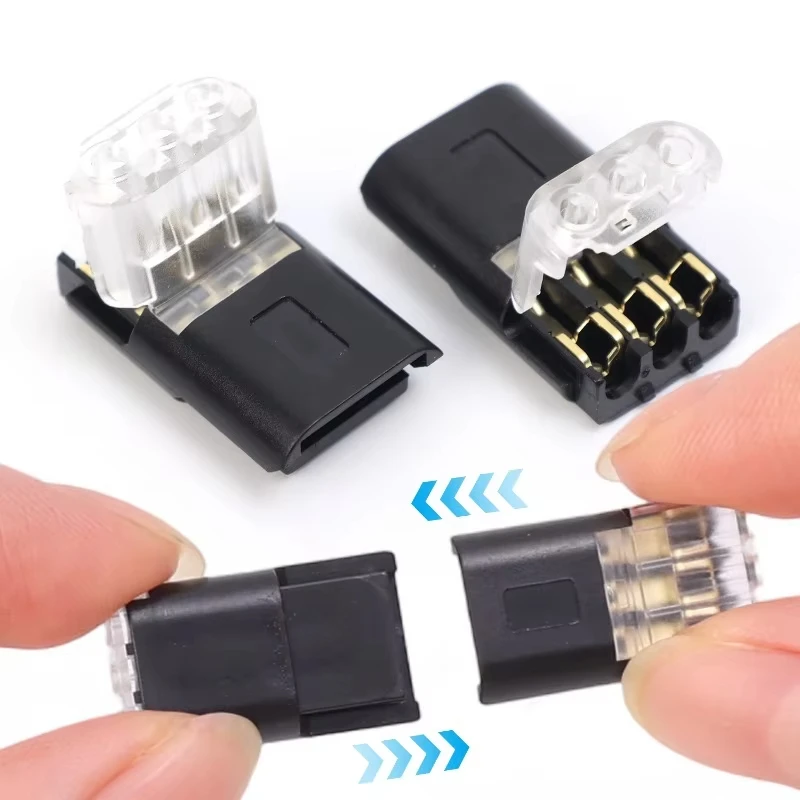Electric Wire Connector No Strip Quick Dual Line Cable Interconnection Detachable Automotive Terminal Plug Universal Quality
