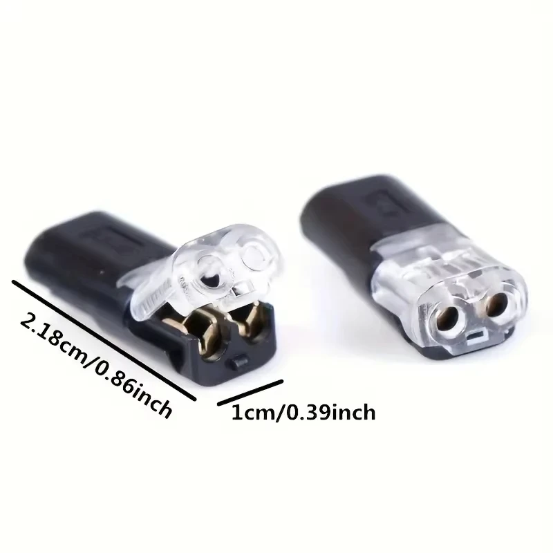 Electric Wire Connector No Strip Quick Dual Line Cable Interconnection Detachable Automotive Terminal Plug Universal Quality