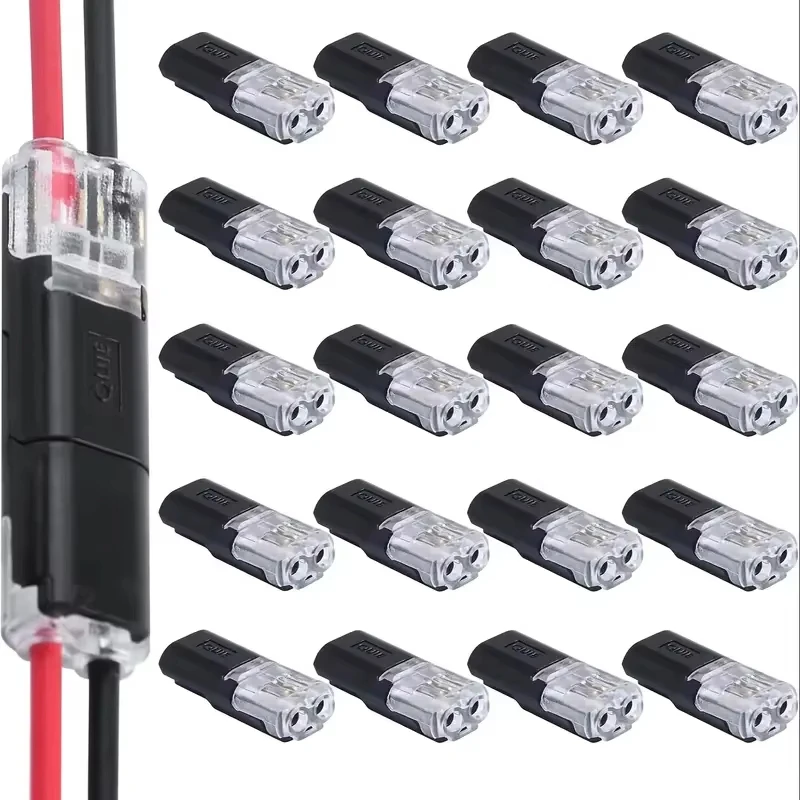 Electric Wire Connector No Strip Quick Dual Line Cable Interconnection Detachable Automotive Terminal Plug Universal Quality