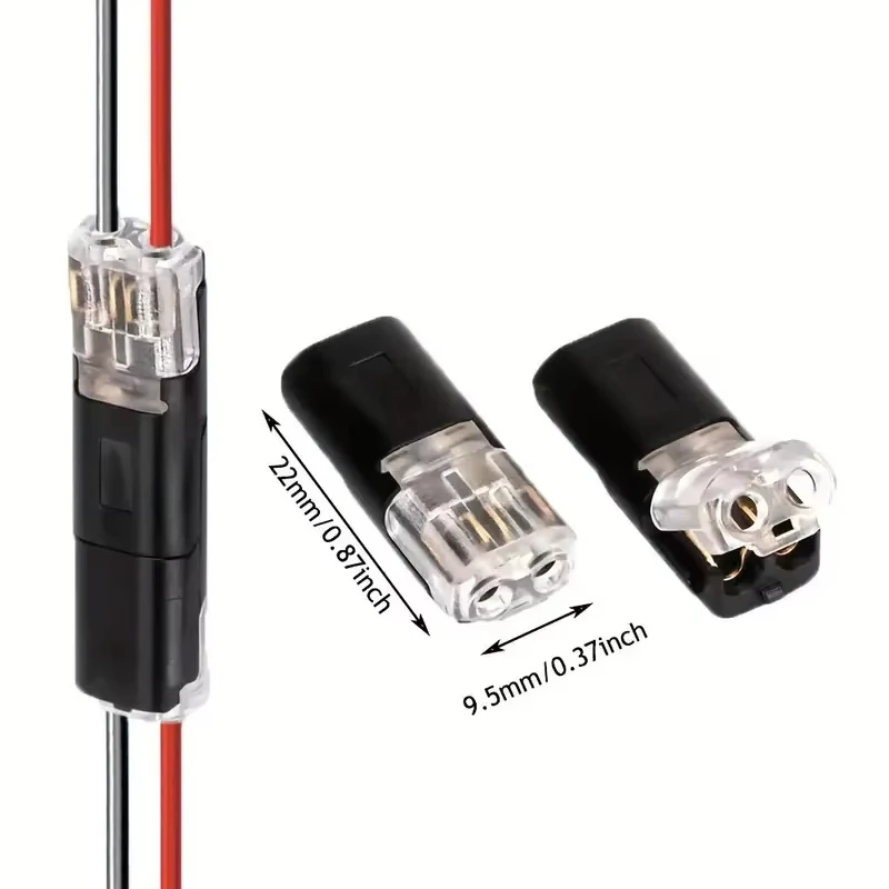 Electric Wire Connector No Strip Quick Dual Line Cable Interconnection Detachable Automotive Terminal Plug Universal Quality