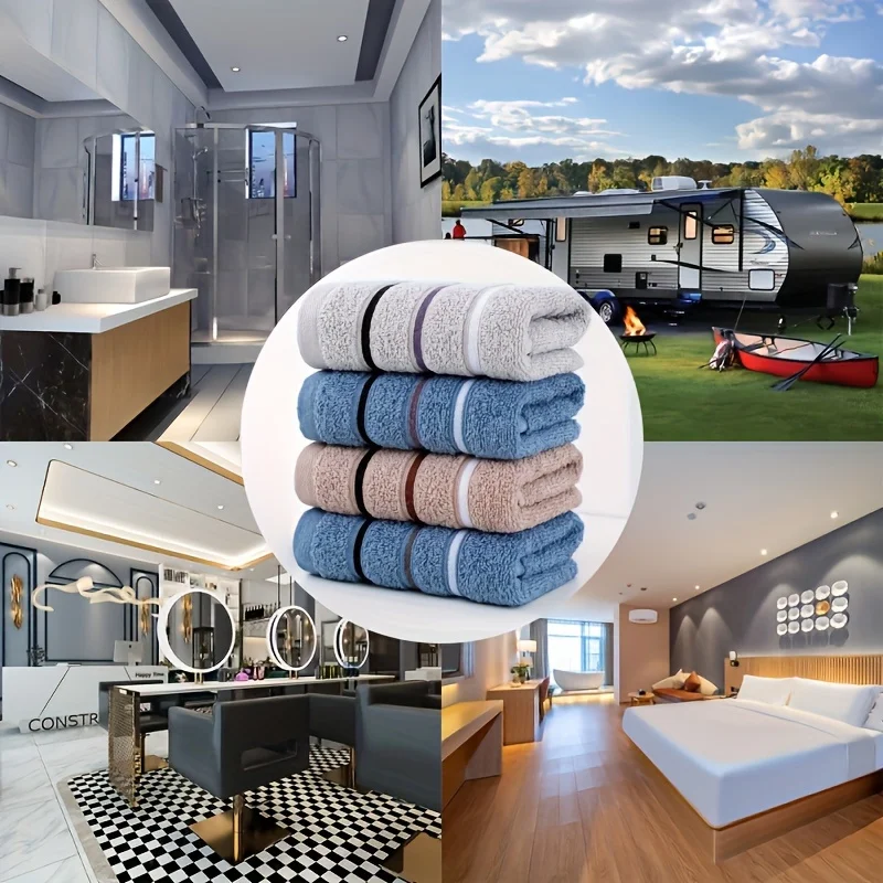 1 Pack of Premium Soft Absorbent Towels - Suitable for Home Use Bath Towels and Face Towels in a Variety of Colors.