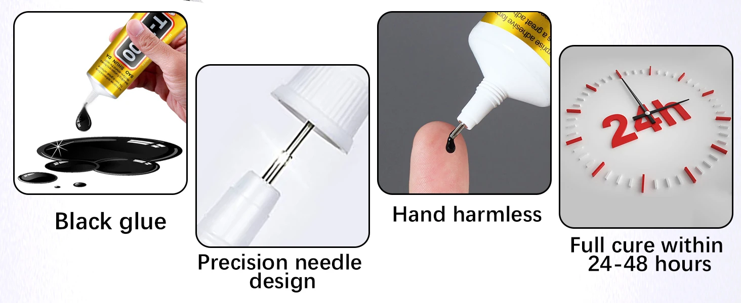 B-7000 Clear Contact Adhesive 15ml/50ml/110ml for Phone T-7000 Repair Universal Glass Plastic DIY Precision Applicator