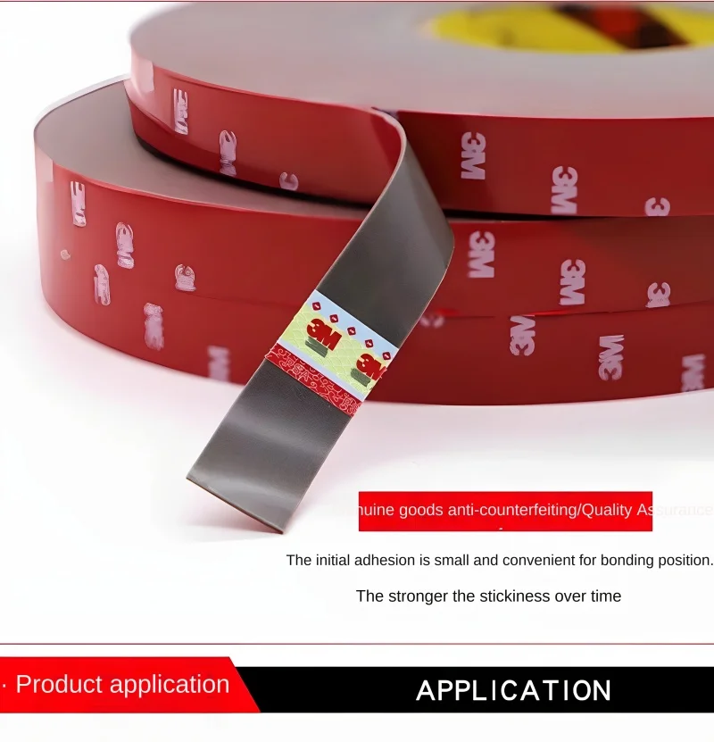 3M VHB Strong Double Sided Adhesive 3M 4229P 5-50mm Waterproof Traceless Foam Adhesive Tape For Car Home Indoor High Temperature