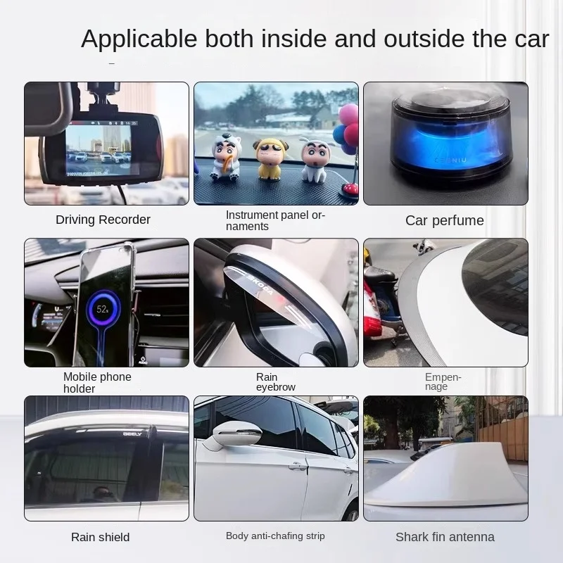 3M VHB Strong Double Sided Adhesive 3M 4229P 5-50mm Waterproof Traceless Foam Adhesive Tape For Car Home Indoor High Temperature