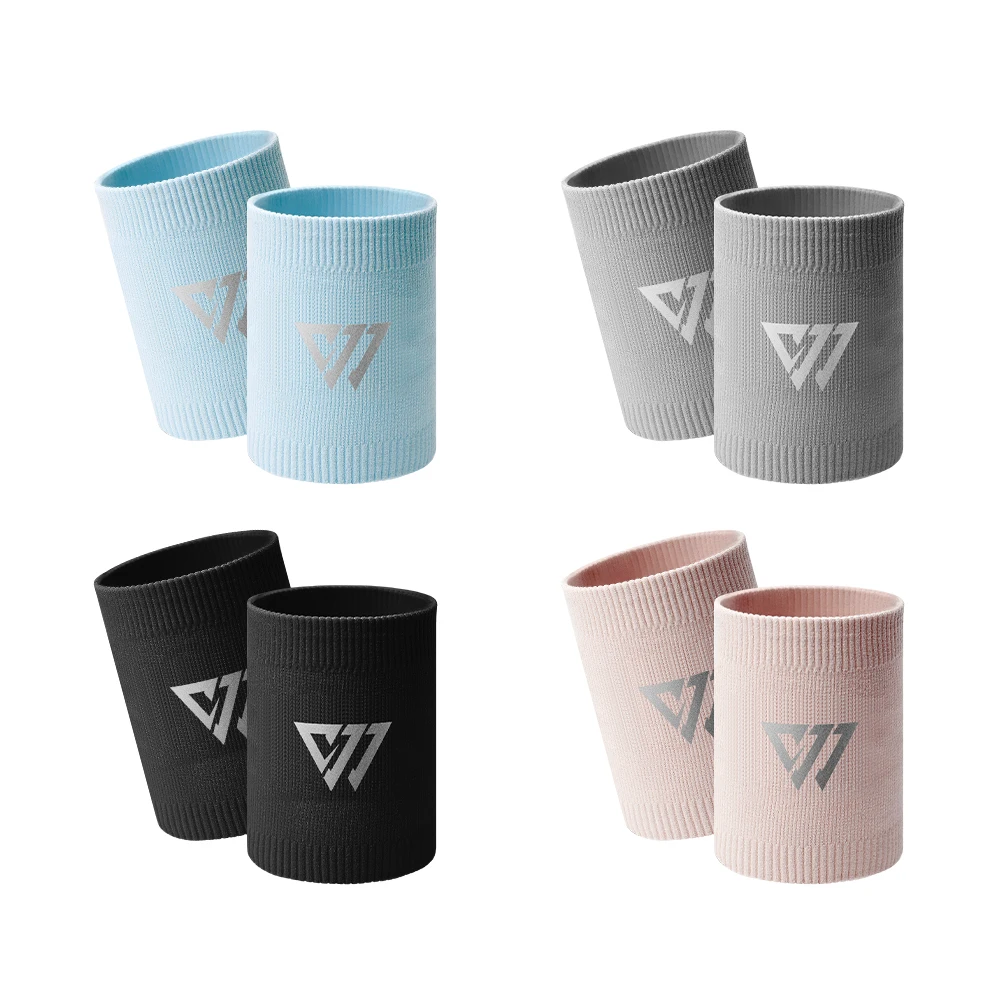 1/2PCS Sports Wrist Guard Breathable Sweat Absorbing Wrist Band Men Women Lightweight Basketball Volleyball Fitness Wristbands