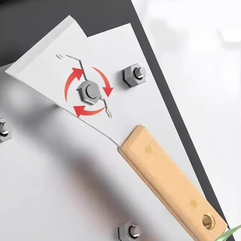 Ash Scraper Decoration Shovel Multifunctional Extra-thick Hanging Knife Cleaning Knife Stainless Steel Cement Shovel Tool
