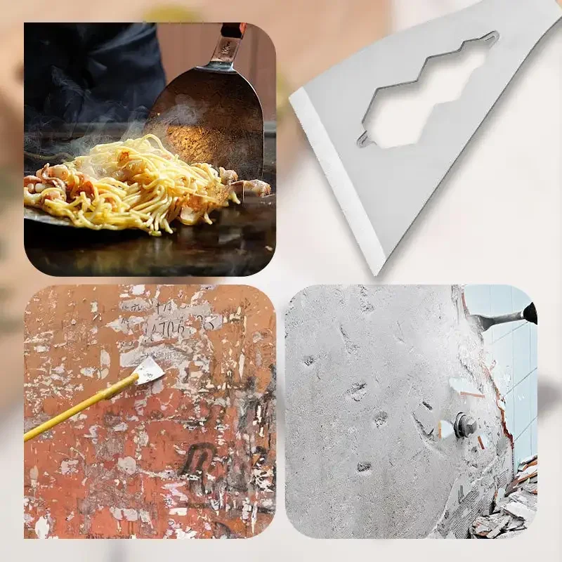 Ash Scraper Decoration Shovel Multifunctional Extra-thick Hanging Knife Cleaning Knife Stainless Steel Cement Shovel Tool