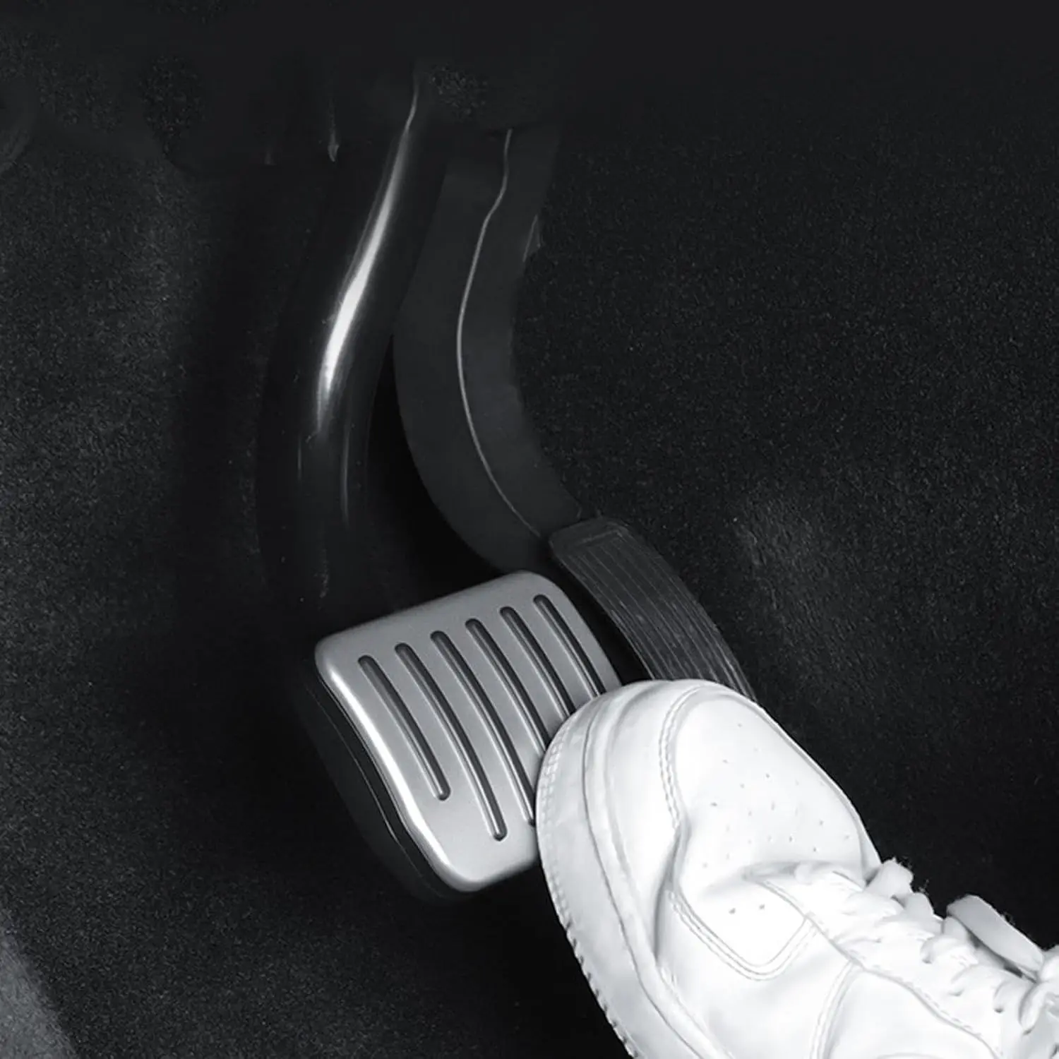 For Tesla Performance Pedal Pads Cover Foot Aluminum Non-Slip Pedals for Model Y(Juniper) Model 3(Highland) 3/Y 2017-2026