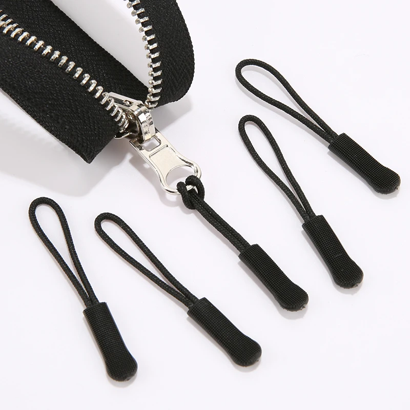 10/20Pcs Replacement Zipper Pulls Cord Extender for Backpacks Jackets Luggage Purses Handbags