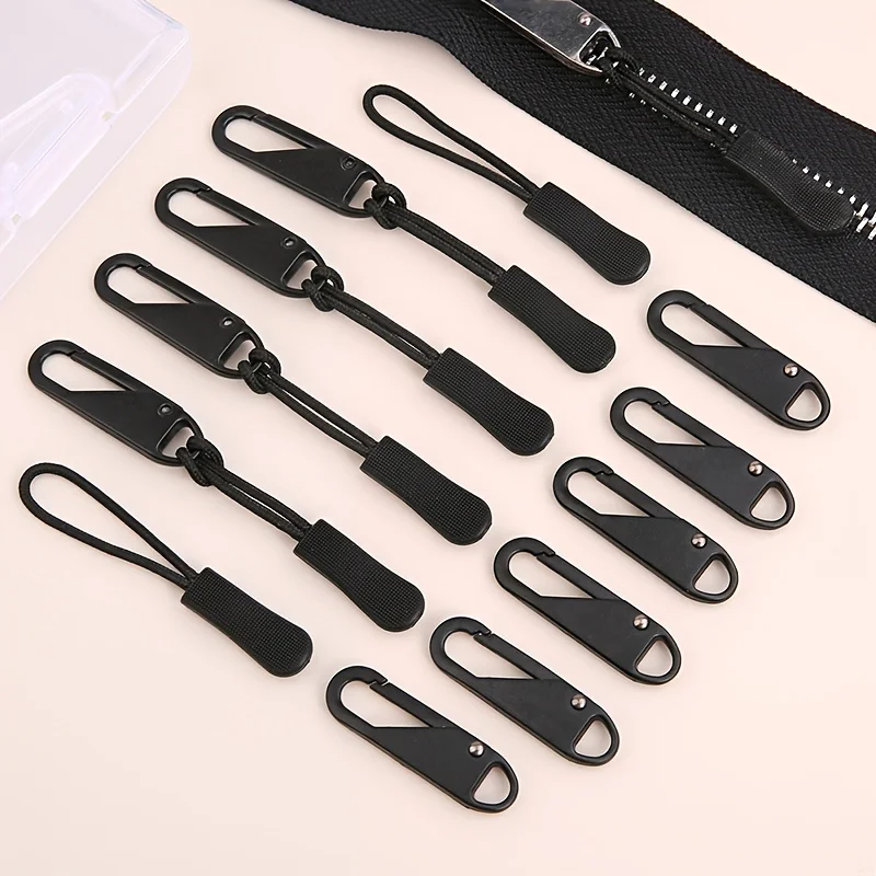 10/20Pcs Replacement Zipper Pulls Cord Extender for Backpacks Jackets Luggage Purses Handbags