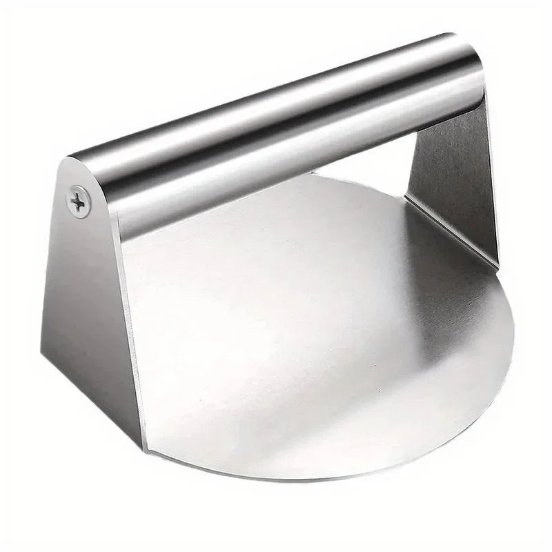 New Stainless Steel Smash Burger Press | Heavy Duty Patty Maker & Smasher Mold for BBQ, Grilling Kitchen (Non-Stick)