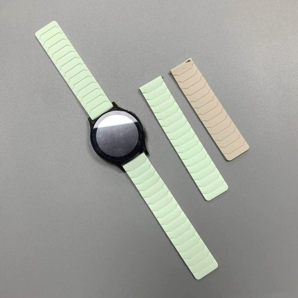 20/22mm Magnetic Strap For Huami AMAZFIT BIP 6 5 UNITY Silicone Loop Band GTR 4/3/3 Pro 2e GTS 4 mini 3 BALANCE Sports Watchband
