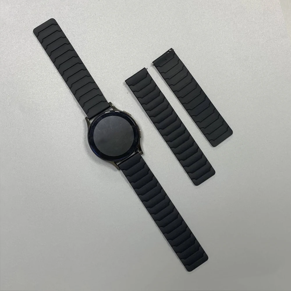 20/22mm Magnetic Strap For Huami AMAZFIT BIP 6 5 UNITY Silicone Loop Band GTR 4/3/3 Pro 2e GTS 4 mini 3 BALANCE Sports Watchband