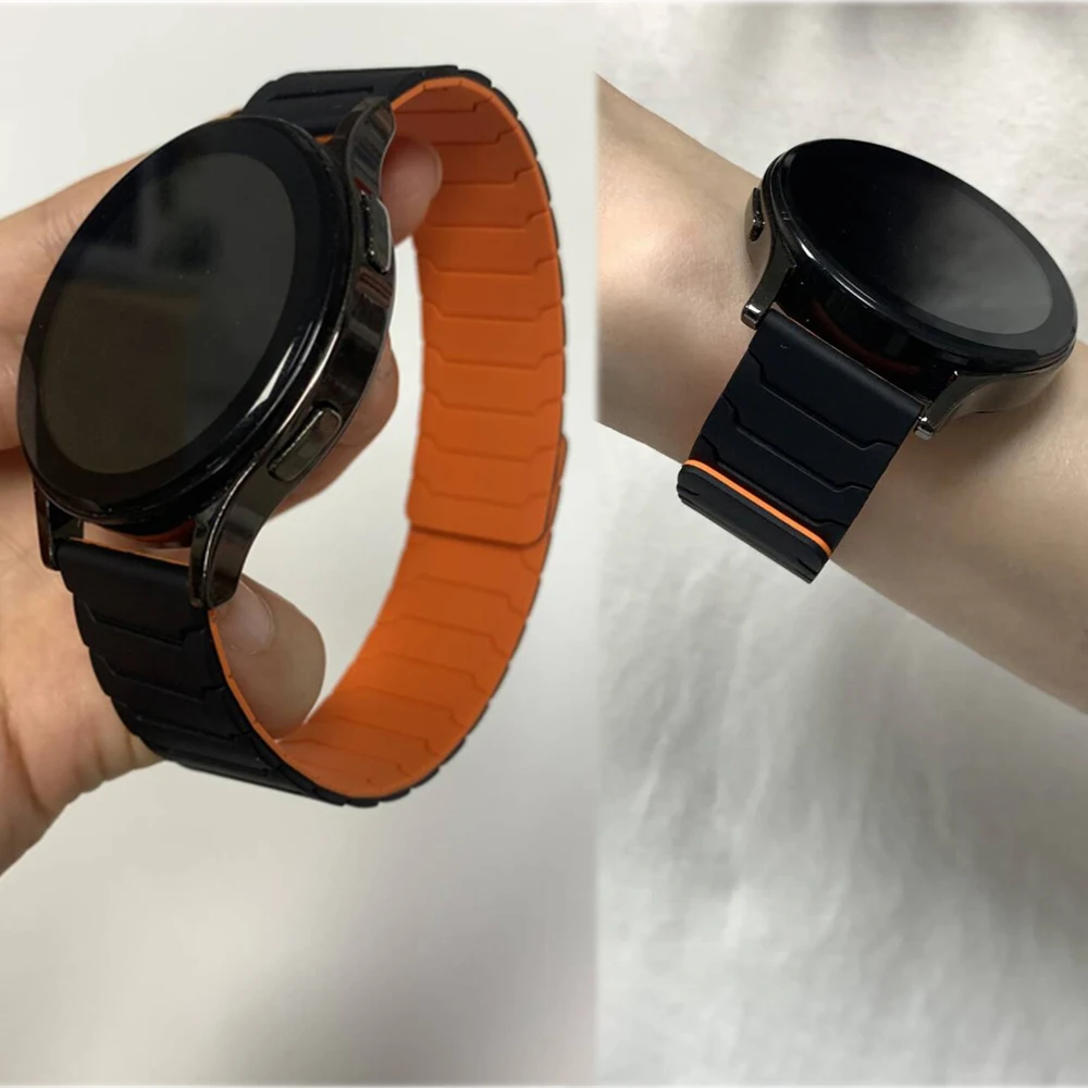 20/22mm Magnetic Strap For Huami AMAZFIT BIP 6 5 UNITY Silicone Loop Band GTR 4/3/3 Pro 2e GTS 4 mini 3 BALANCE Sports Watchband